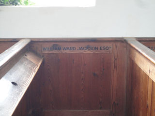Photo 16  - 2015 St.Helens Church Opening - William Ward Jackson Paid 44 pounds for 5 Pews in 1824.